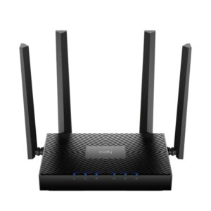 cudy be5000 router wifi 7 2.5g servidor y cliente vpn ethernet 1gbps soporta hasta 200 dispositivos control en la nube con app doble banda hasta 5gbps 183.3x109x38mm color negro