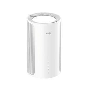 cudy be11000 sistema wifi 7 mesh 2.5g tribanda tecnologia mlo servidor y cliente vpn ethernet 2.5gbps soporta hasta 200 dispositivos control en la nube con app 116x202mm color blanco