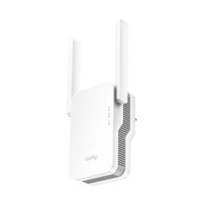 cudy be3600 repetidor extensor de red wifi 7 en malla ethernet 1gbps soporta hasta 50 dispositivos alcance hasta 150m doble banda hasta 2882mbps 129.6x80x48.6mm color blanco