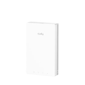 cudy ax3000 punto de acceso para pared doble banda hasta 2402mbps wifi 6 cobertura 60m2 soporta hasta 560 dispositivos poe pasivo autoreinicio gbe blindado color blanco