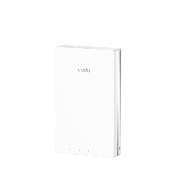 cudy ax3000 punto de acceso para pared doble banda hasta 2402mbps wifi 6 cobertura 60m2 soporta hasta 560 dispositivos poe pasivo autoreinicio gbe blindado color blanco