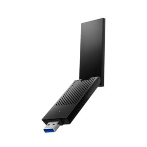 cudy ax5400 adaptador usb 3.0 tribanda wi fi 6e de alta ganancia velocidad hasta 2.4gbps 29.9x13.2x88.8mm color negro