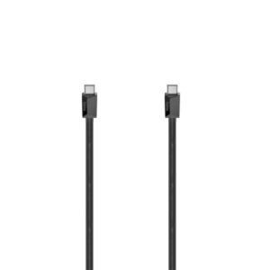 hama essential cable usb c macho potencia maxima 60w longitud 3m velocidad hasta 480mbps blindaje doble color negro