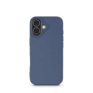 hama fantastic feel funda para iphone 17 antiadherente anti suciedad poliuretano termoplastico bordes elevados color azul