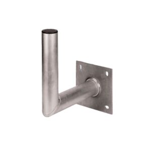 hama essential soporte de pared para satelites hasta 1m de diametro aluminio separacion de 25cm hasta la pared color plata