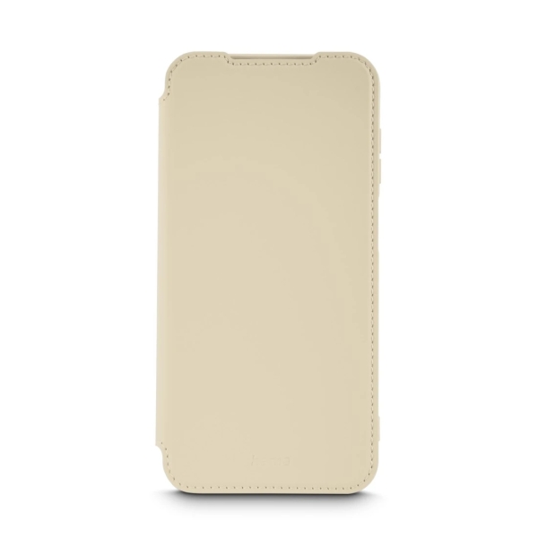 hama fantastic feel funda para samsung galaxy a17 / a17 5g antideslizante poliuretano termoplastico bordes elevados color beige