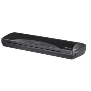 hama plastificadora a3 laminas hasta 0.6mm uso en caliente y frio velocidad laminacion 250mm/min calentamiento en 4 minutos boton de liberacion 44x14x6.5cm color negro