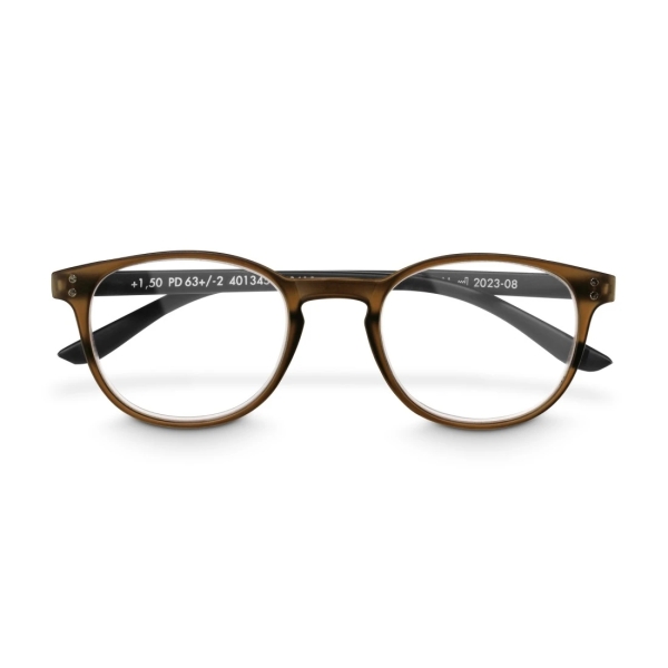 hama gafas de lectura de +2.5 dioptrias montura de plastico reciclado unisex color marron