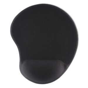 hama ergo alfombrilla para raton ergonomico base antideslizante efecto memoria 21.5x25.5x2.1cm color negro