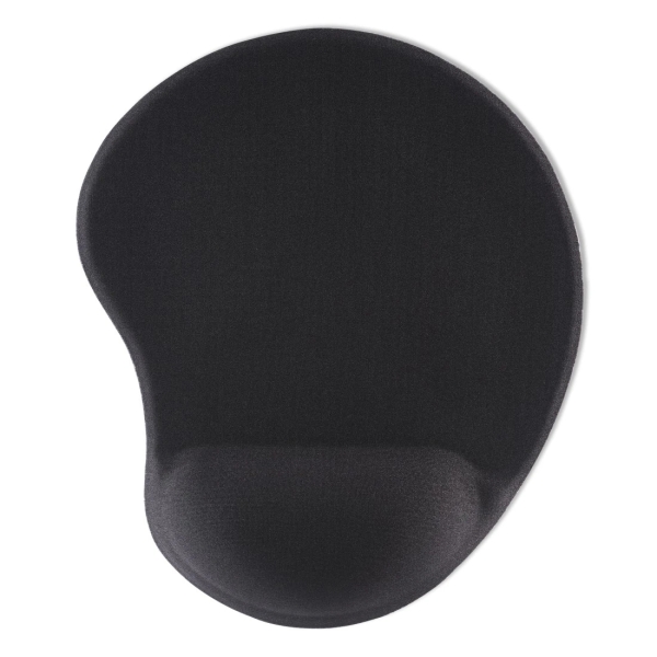 hama ergo alfombrilla para raton ergonomico base antideslizante efecto memoria 21.5x25.5x2.1cm color negro
