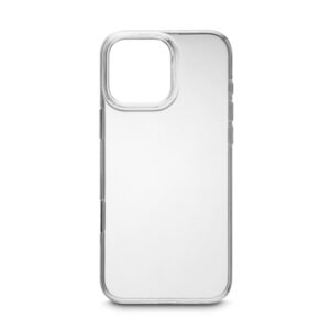 hama always clear funda para iphone 16 pro max antideslizante poliuretano termoplastico bordes elevados color transparente