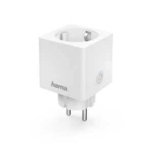 hama enchufe wlan inteligente potencias hasta 3680w wifi ip20 compatible con asistente de voz control con app monitor energia color blanco