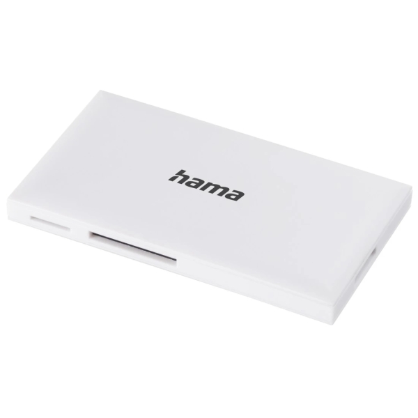 hama lector de tarjetas compactflash compatible con sd micro sd conexion con usb a 90.3x9x50.3mm color blanco