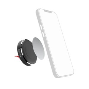hama magnet soporte de coche para smartphone magnetico pinza para rejilla color negro