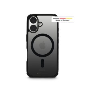 hama extreme protect funda para iphone 16 magnetico antideslizante policarbonato proteccion d3o bordes elevados color negro
