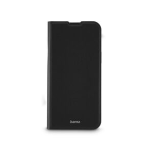 hama daily protect funda para iphone 15 cierre magnetico antideslizante antihuellas poliuretano termoplastico funcion de soporte color negro
