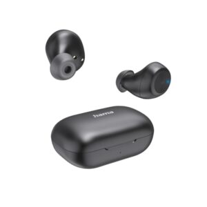 hama spirit chop ii auriculares con microfono omnidireccional bluetooth autonomia hasta 16h rango 10m ipx4 asistente de voz carga por usb c color negro