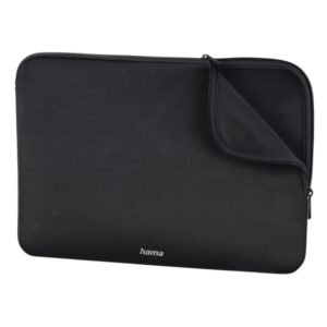 hama neopreno funda para portatiles hasta 15.6" cierre con cremallera forro interior suave 42x2x29cm color negro