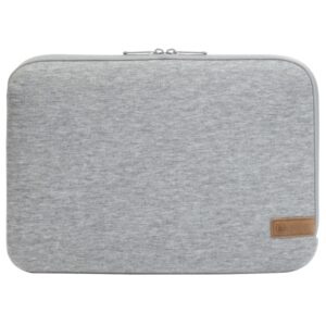 hama jersey funda para portatiles hasta 13.3" cierre con cremallera forro interior suave color gris
