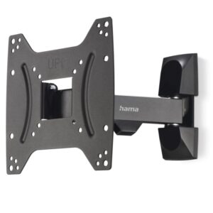 hama soporte de pared para tv hasta 48" peso max 20kg inclinable giratorio vesa 200x200mm acero gestor de cables color negro
