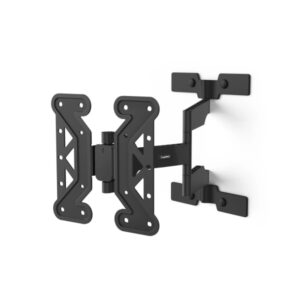 hama soporte de pared para tv hasta 48" peso max 25kg inclinable giratorio extraplano vesa 200x200mm aluminio gestor de cables color negro
