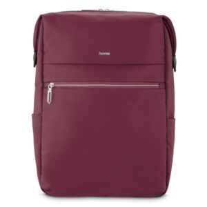 hama ultimate mochila para portatiles hasta 16.2" capacidad 15l poliester interior acolchado cremallera bidireccional base reforzada bolsillos laterales 34x44x11cm color rojo