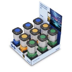 hama l250 linternas led bateria 250 lumenes gancho plegable autonomia hasta 15h 6.1x14.3x6.1cm colores surtidos