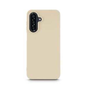 hama fantastic feel funda para samsung galaxy a17 / a17 5g antiadherente anti suciedad poliuretano termoplastico bordes elevados color beige