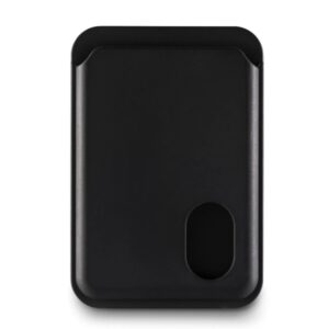 hama fantastic feel tarjetero magsafe para iphone deslizamiento facil magnetico magnetico color negro