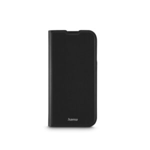 hama daily protect funda para iphone 16 pro max antideslizante cierre magnetico antihuellas poliuretano termoplastico funcion de soporte color negro