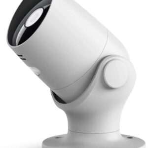hama camara de vigilancia exterior con microfono y altavoz ideal para mascotas wifi vision nocturna ir ip65 full hd sensor de movimiento color blanco
