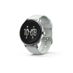 hama 4910 reloj inteligente smartwatch bluetooth 5.1 aluminio pantalla lcd 1.09" ip68 autonomia hasta 6 dias 4.5x4.1cm color plata