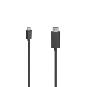 hama essential cable adaptador 4k de 3m usb c macho hdmi hembra color negro