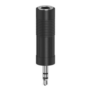 hama essential adaptador jack macho 3.5mm hembra 6.3mm color negro