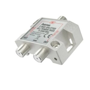 hama essential divisor para antena color gris