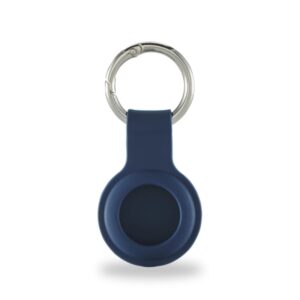 hama essential funda para airtag silicona antiadherente color azul