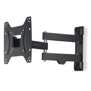 hama soporte de pared para tv hasta 48" peso max 20kg inclinable giratorio vesa 200x200mm acero gestor de cables color negro