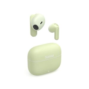 hama freedom light ii auriculares con microfono omnidireccional bluetooth autonomia hasta 20h rango 10m asistente de voz carga por usb c color menta