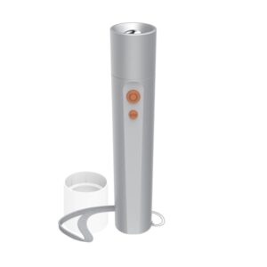 hama fl250 linterna led potencia 3w 250 lumenes funciona con 3 pilas aaa aluminio color plata