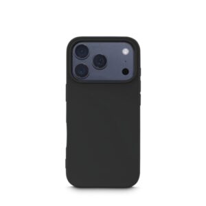 hama fantastic feel funda para iphone 17 pro antiadherente anti suciedad poliuretano termoplastico bordes elevados color negro