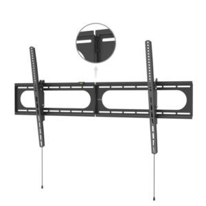 hama strong soporte fijo de pared para tv hasta 120" peso max 100kg inclinable vesa 1100x600mm acero color negro