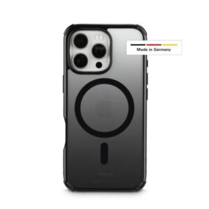 hama extreme protect funda para iphone 16 pro max magnetico antideslizante policarbonato proteccion d3o bordes elevados color negro