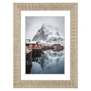 hama oslo marco de fotos 10x15cm madera mdf 13.1x17.6x1.8cm madera clara