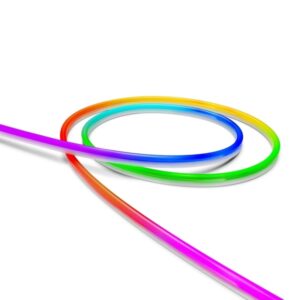 hama tira led de neon rgb inteligente para exterior longitud 5m ip44 wifi flexible multicolor