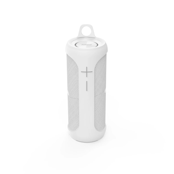 hama altavoz portatil potencia 20w bluetooth usb c bateria 3000mah rango 10m ipx7 color blanco