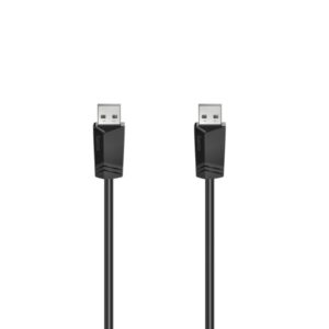 hama essential cable usb a macho longitud 1.5m velocidad hasta 480mbps blindaje doble color negro
