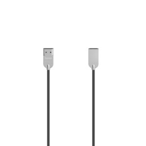 hama ultra slim cable hdmi macho longitud 1m soporta arc y 3d velocidad hasta 18gbps color negro y plata