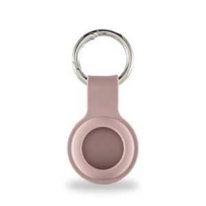 hama essential funda para airtag silicona antiadherente color rosa