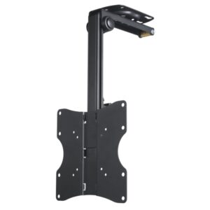 hama soporte de techo para tv hasta 46" peso max 20kg giratorio vesa 200x200mm altura ajustable acero color negro