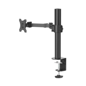 hama soporte de mesa con brazo articulado para monitor de 13 a 35" capacidad 15kg inclinacion de 35º altura ajustable permite giro 180º acero vesa 100x100 10x59x40.43cm color negro